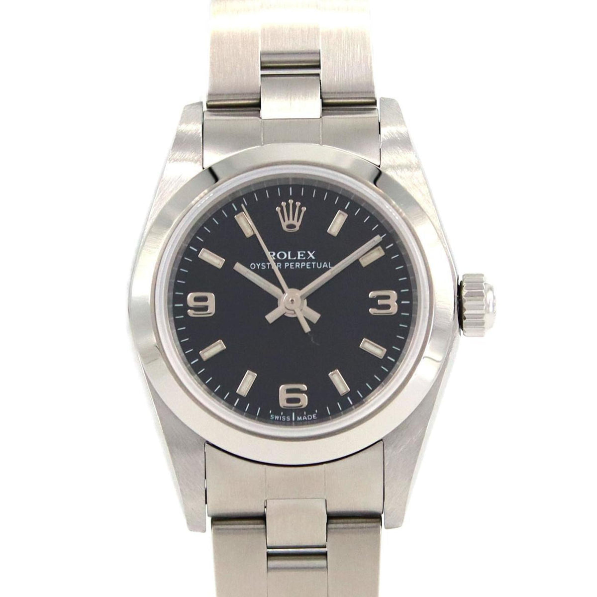 Pre-Owned Rolex Oyster Perpetual 76080 Stainless Steel Automatic Watch, P-Serial