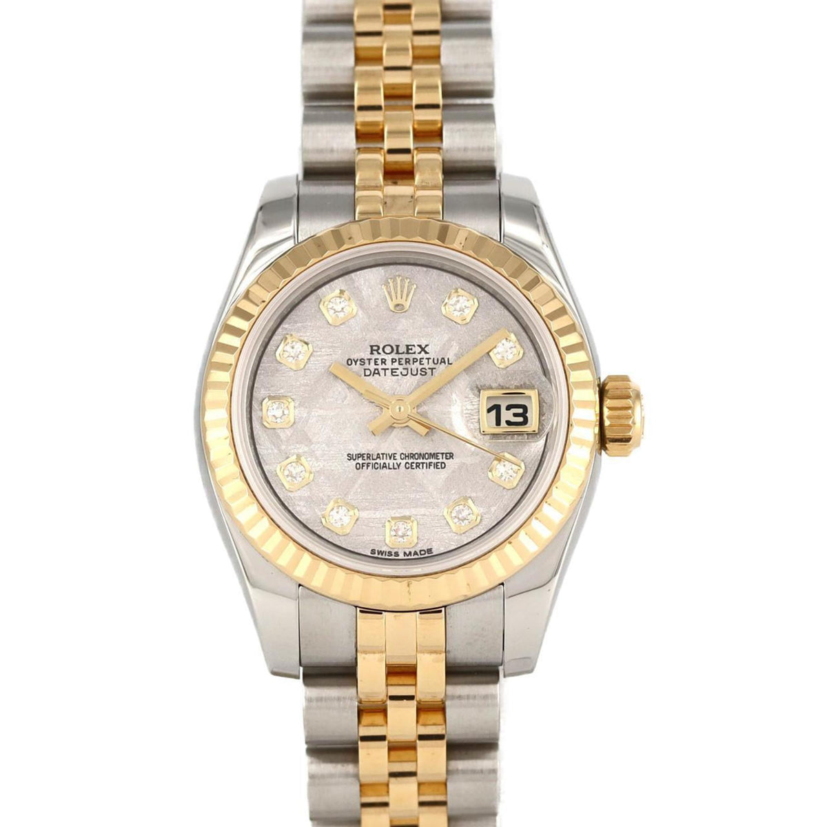 Pre-Owned Rolex Datejust 179173G SSxYG Watch Automatic Random Number