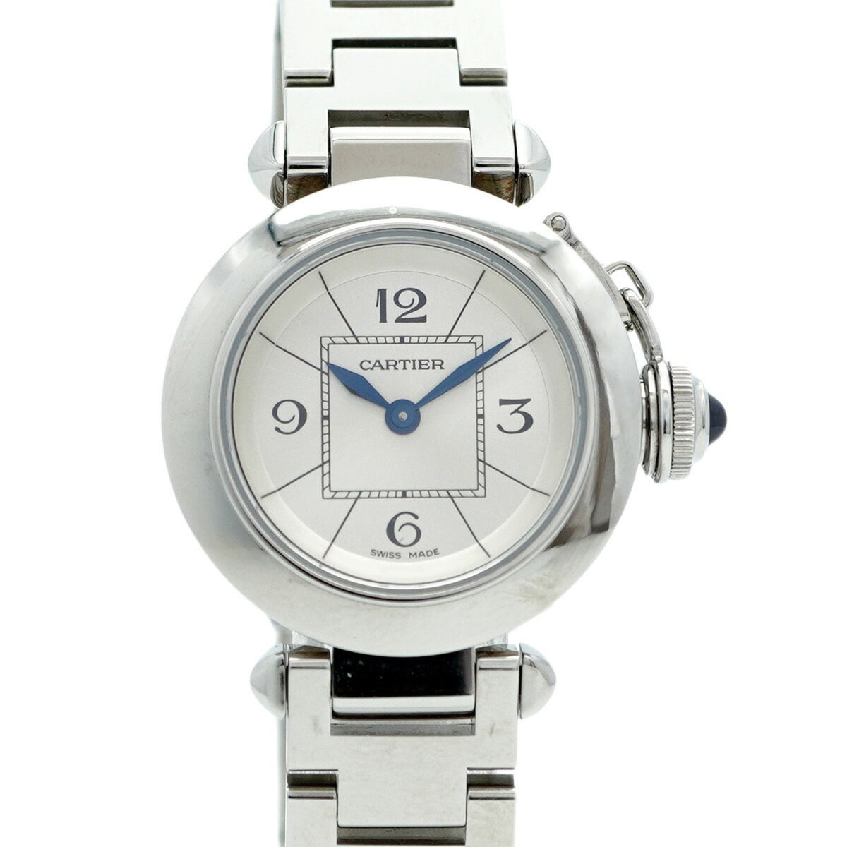 Pre-Owned Cartier Miss Pasha W3140007 Silver Dial Women's Watch
