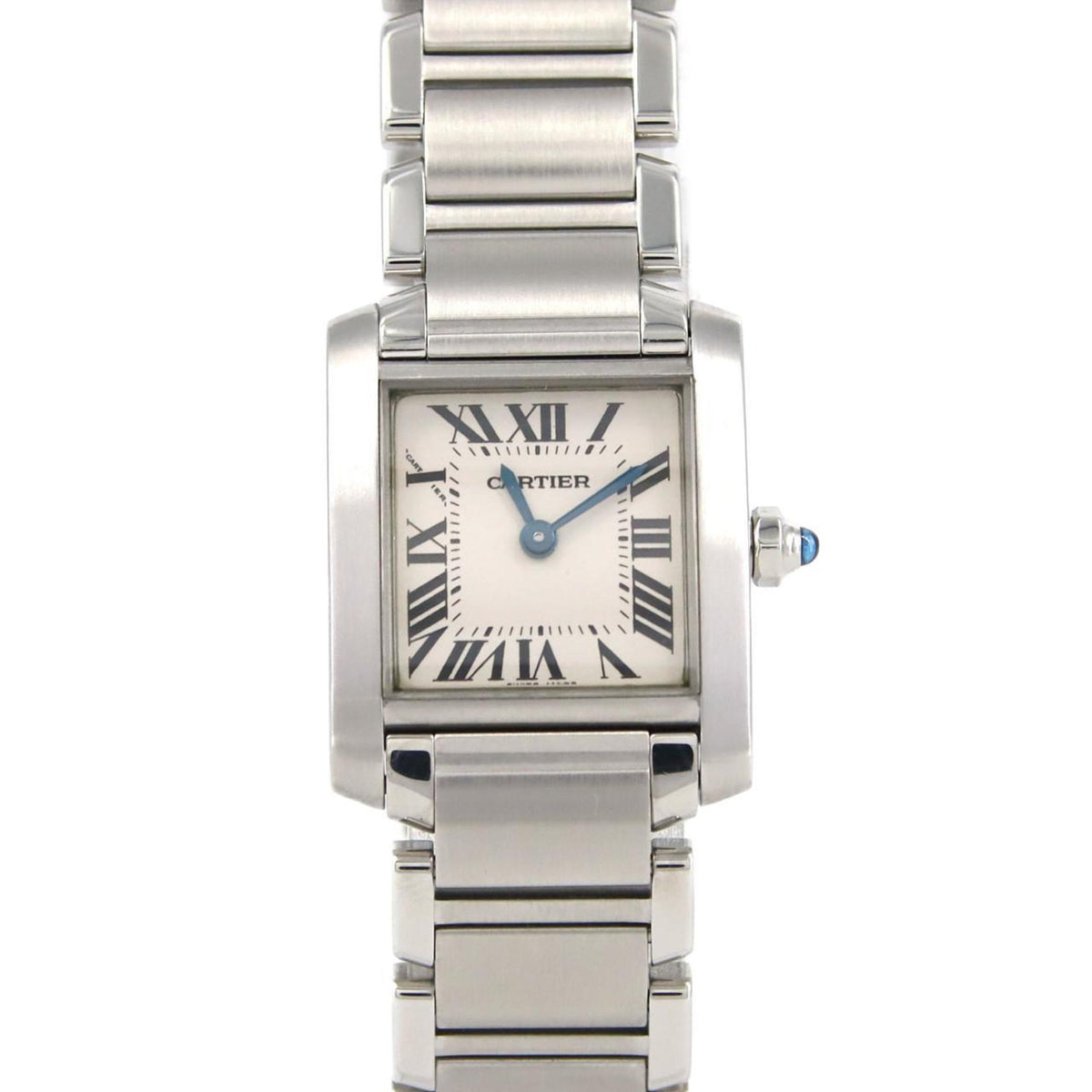 Pre-Owned Cartier Tank Francaise SM W51008Q3 SS Wristwatch Quartz