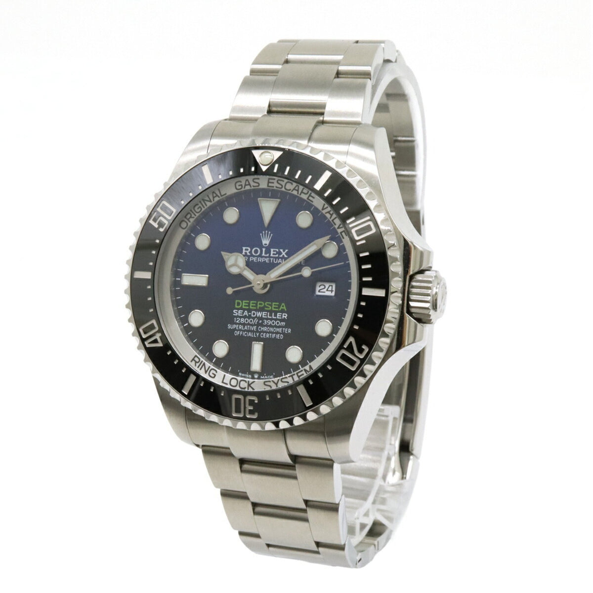 Pre-Owned ROLEX Rolex Sea-Dweller Deep Sea D Blue Date SS Random Number Men's Automatic Watch 126660