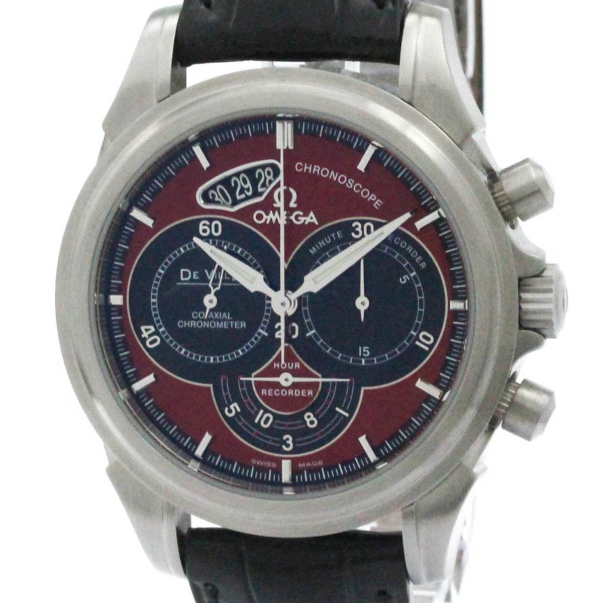 Pre-Owned OMEGA De Ville Chronoscope CO-Axial Steel Watch 4851.61.31 Polished