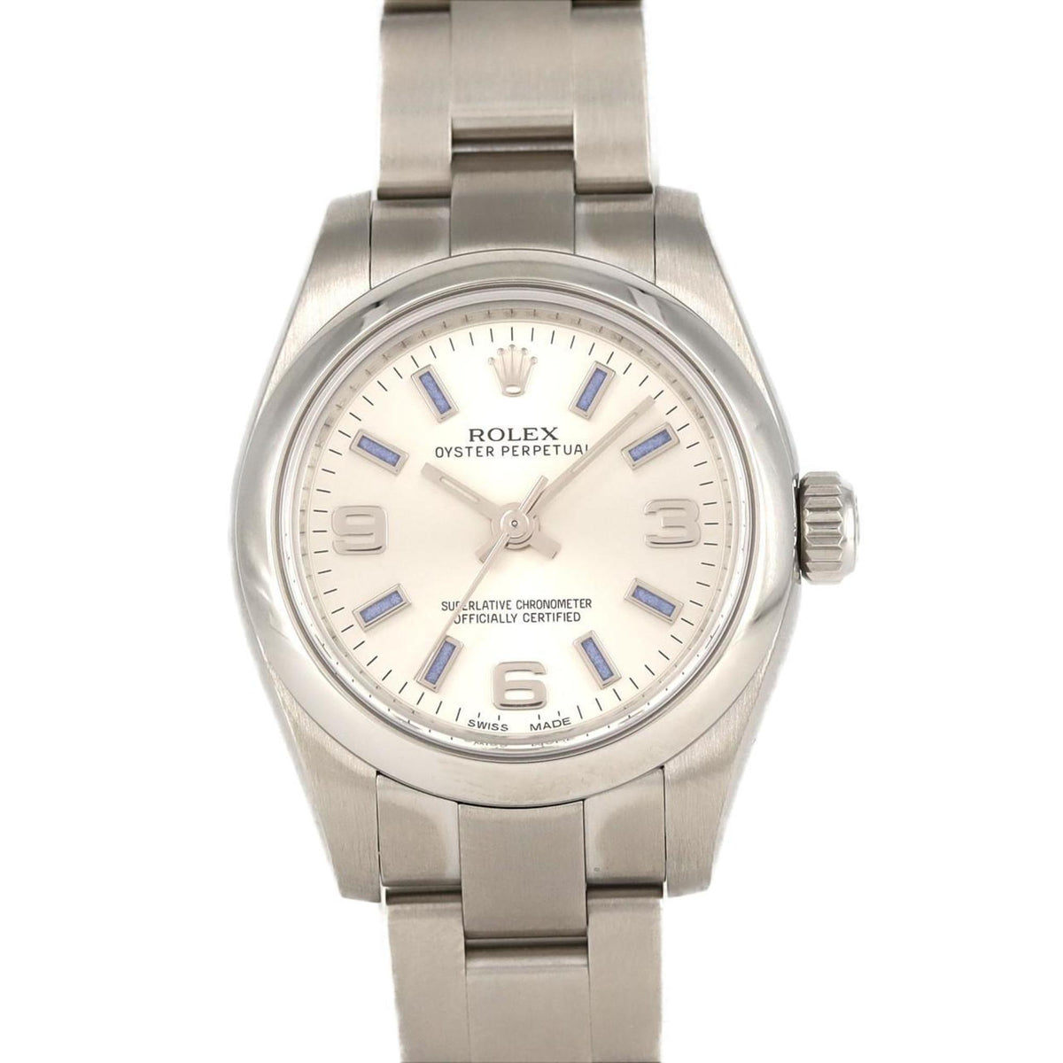 Pre-Owned Rolex Oyster Perpetual 176200 Stainless Steel Automatic Watch, Random Number