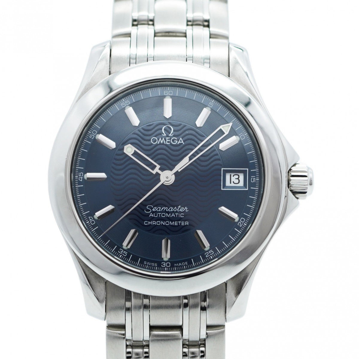 Pre-Owned Omega Seamaster 2501.81 Blue Dial Men's Watch