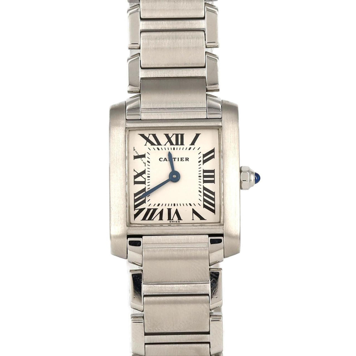 Montre-bracelet à quartz Cartier Tank Francaise SM W51008Q3 SS d'occasion