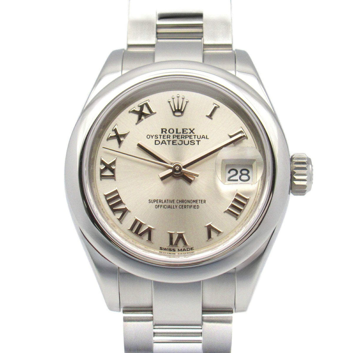 Pre-Owned Rolex ROLEX Datejust Random Number Wristwatch Stainless Steel Ladies Silver RO 279160