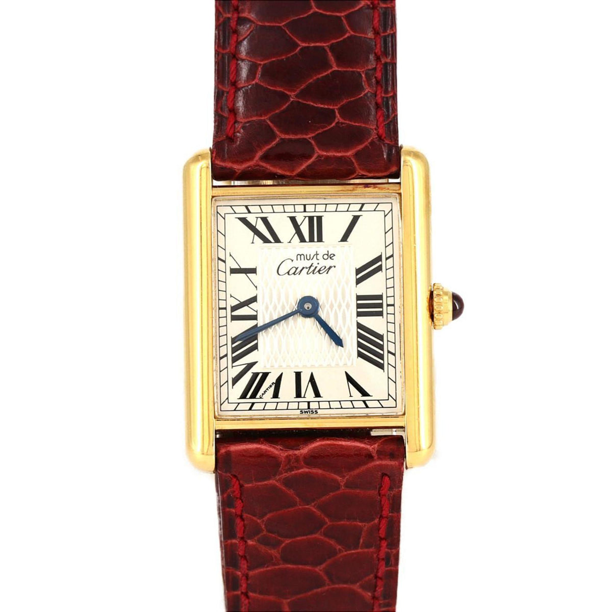 Pre-Owned Cartier Must Tank GP 150th Anniversary Limited Edition W1010295 Quartz Watch