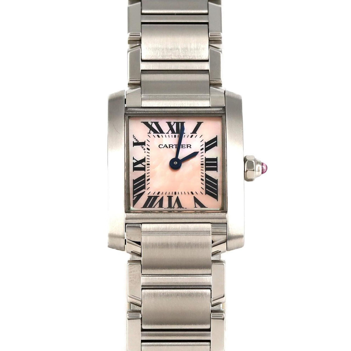 Pre-Owned Cartier Tank Francaise SM W51028Q3 SS Wristwatch Quartz