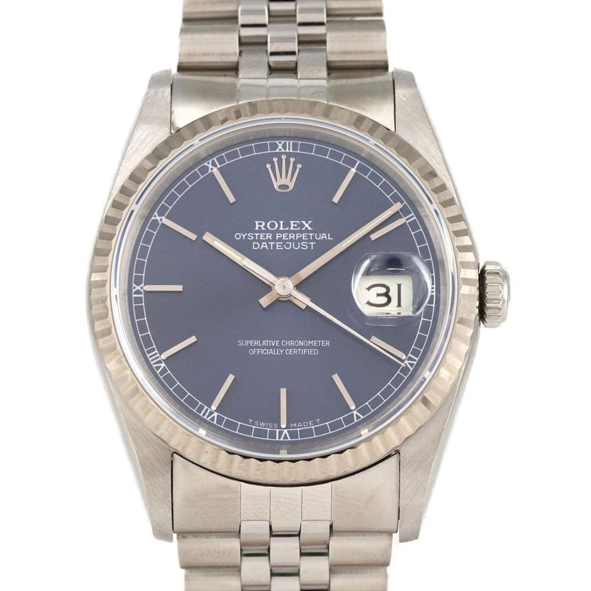 Pre-Owned Rolex Datejust 16234 SSxWG Automatic Watch X-Series