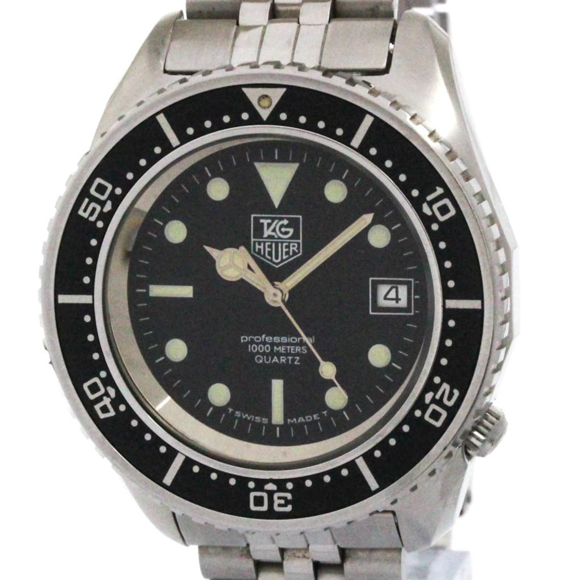 Heuer　ホイヤー980.023 Pre-Owned TAG HEUER Deep Diver 1000m Steel Quartz Mens Watch