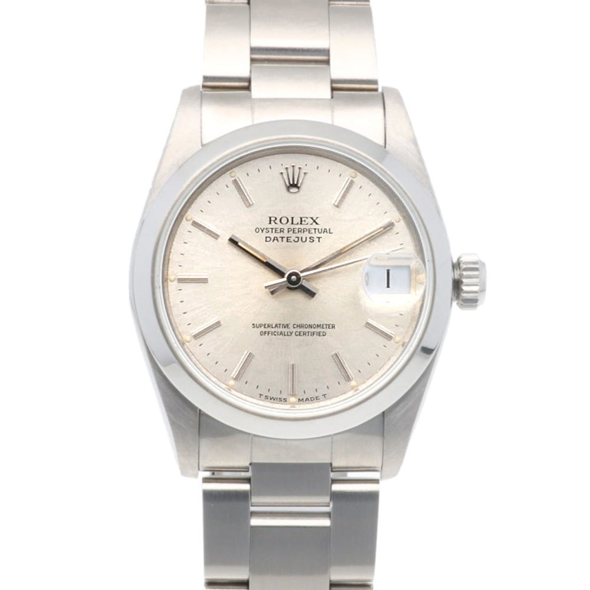 Pre-Owned Rolex Datejust Oyster Perpetual Watch Stainless Steel 68240 Automatic Unisex ROLEX E Series 1990-1991 Overhauled