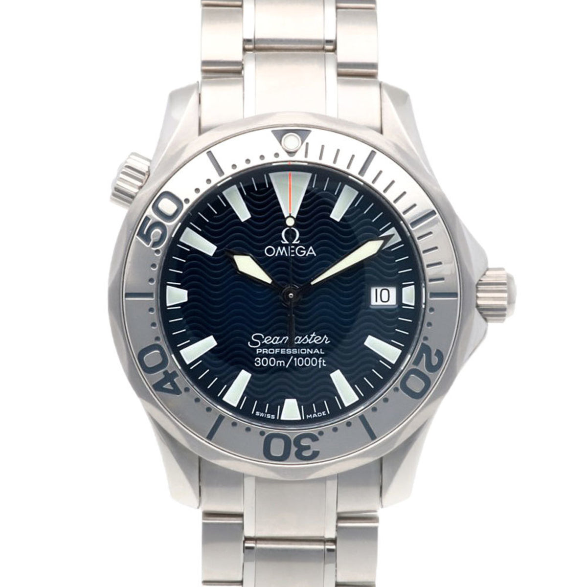 Montre Omega Seamaster Professional d'occasion en acier inoxydable 2263.80 à quartz pour homme, 300 m
