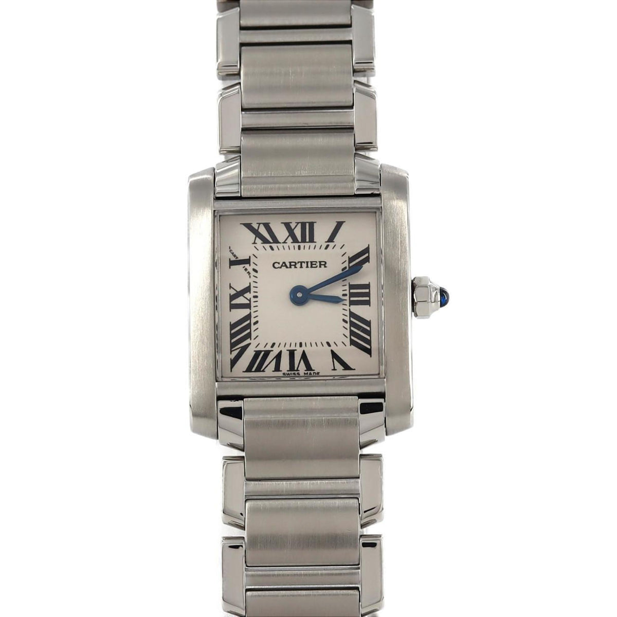 Montre-bracelet à quartz Cartier Tank Francaise SM W51008Q3 SS d'occasion