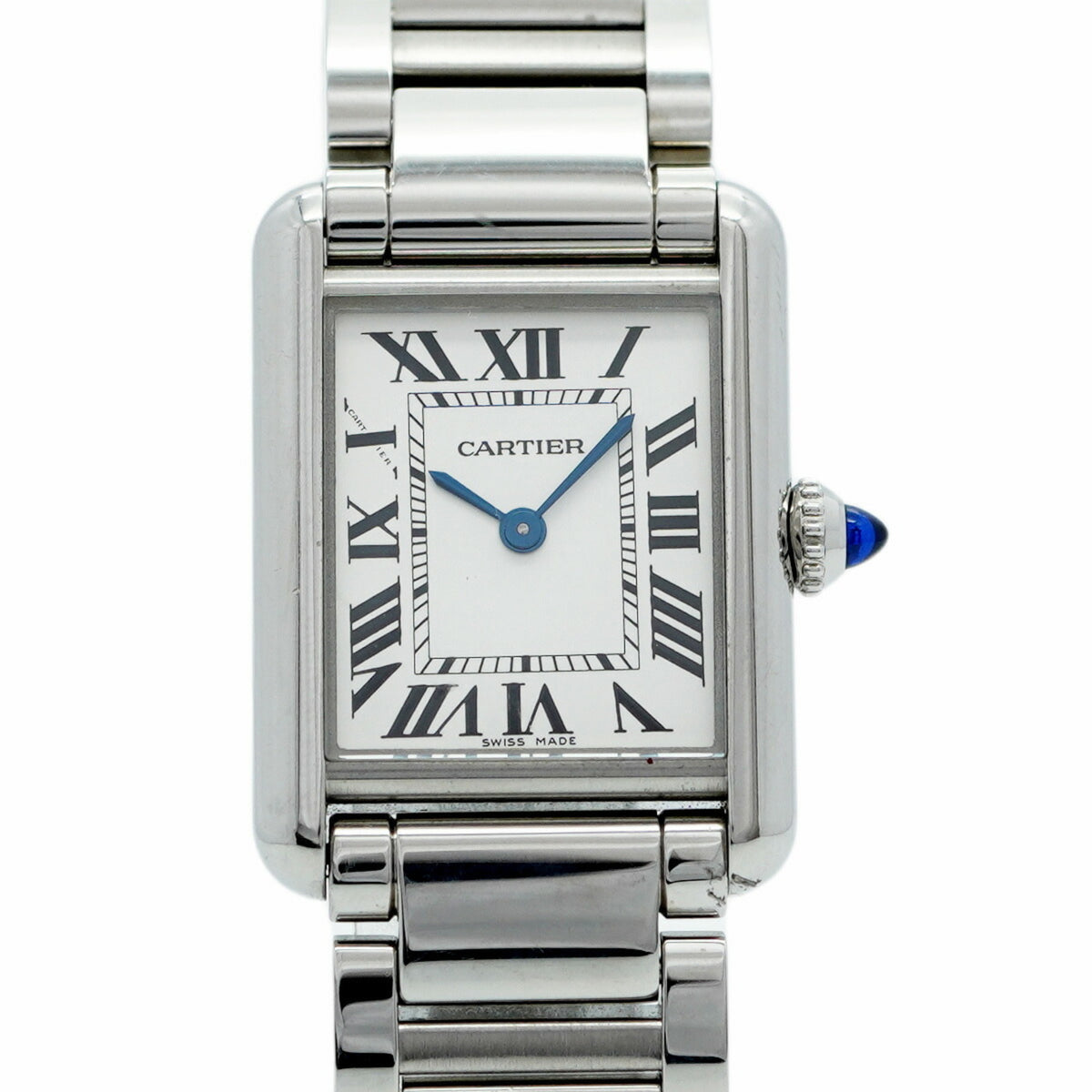 Pre-Owned Cartier Tank Must SM WSTA0051 Silver Dial Women's Watch