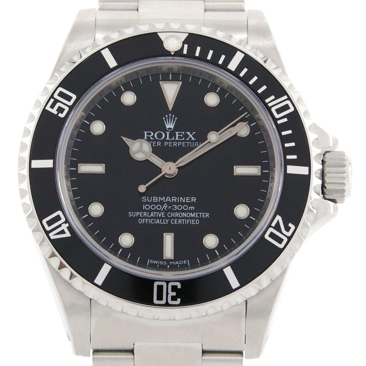 Pre-Owned Rolex Submariner No Date 14060M Stainless Steel Automatic Watch, M Serial Number