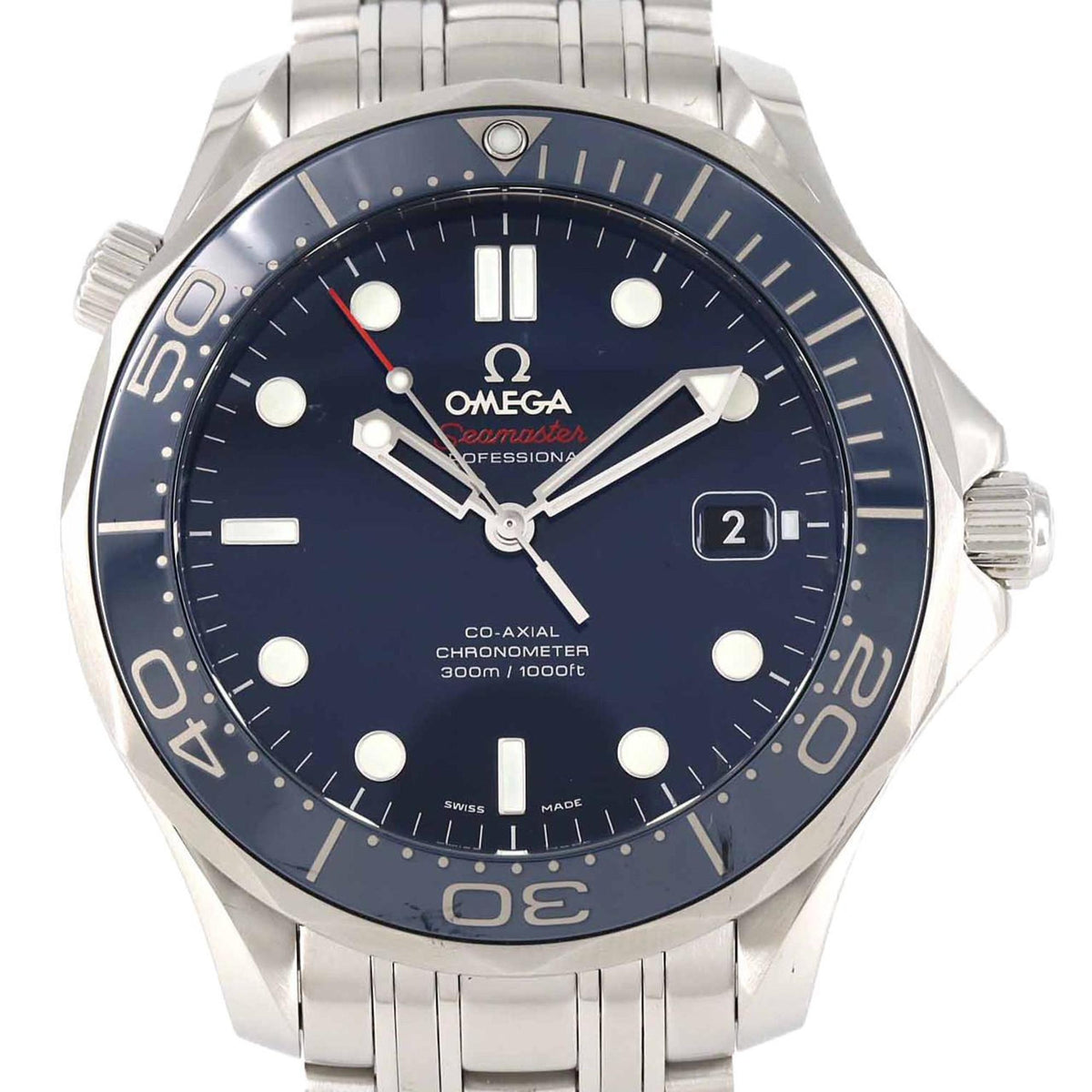 Pre-Owned Omega Seamaster Diver 300M 212.30.41.20.03.001 Stainless Steel Automatic Watch