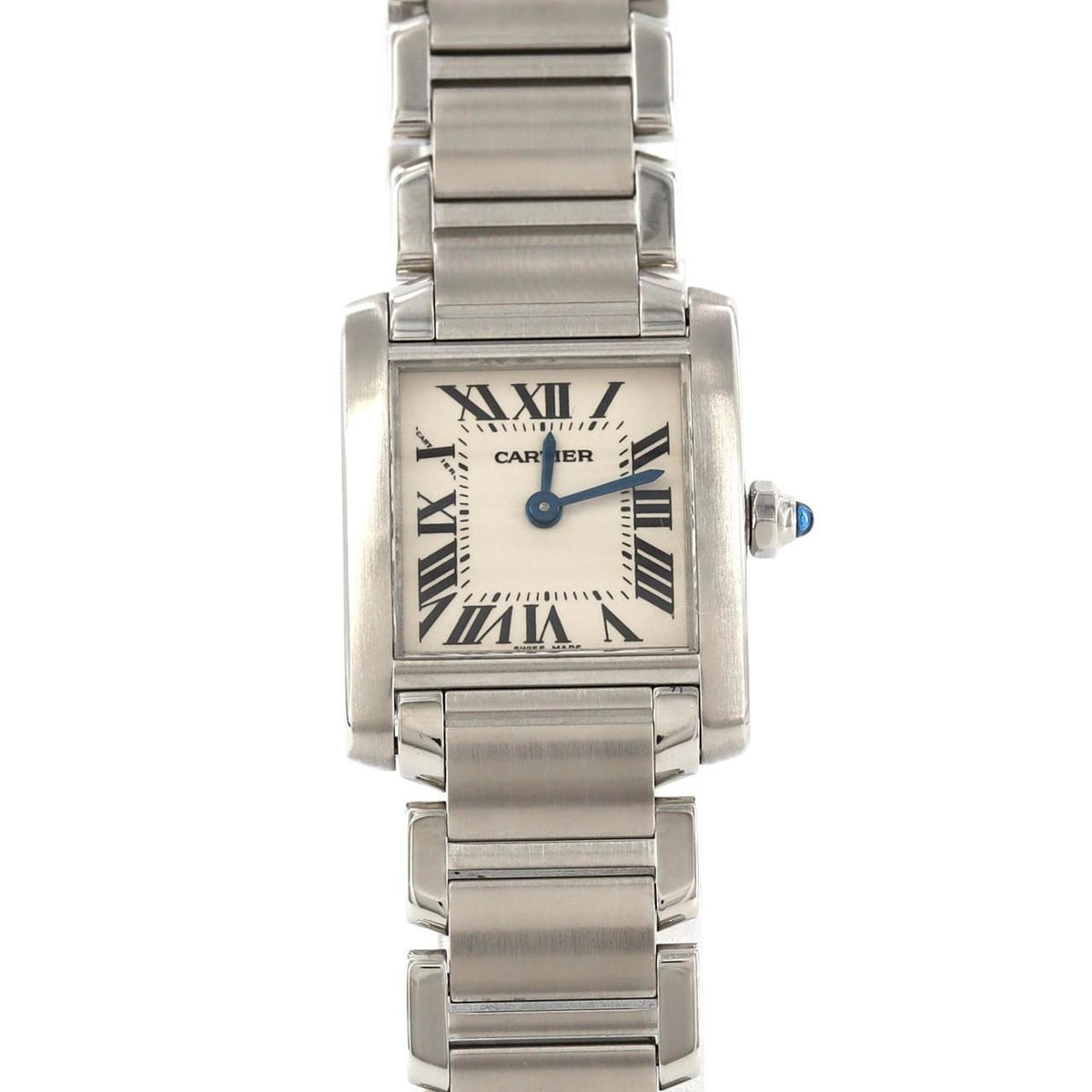 Pre-Owned Cartier Tank Francaise SM W51008Q3 SS Wristwatch Quartz