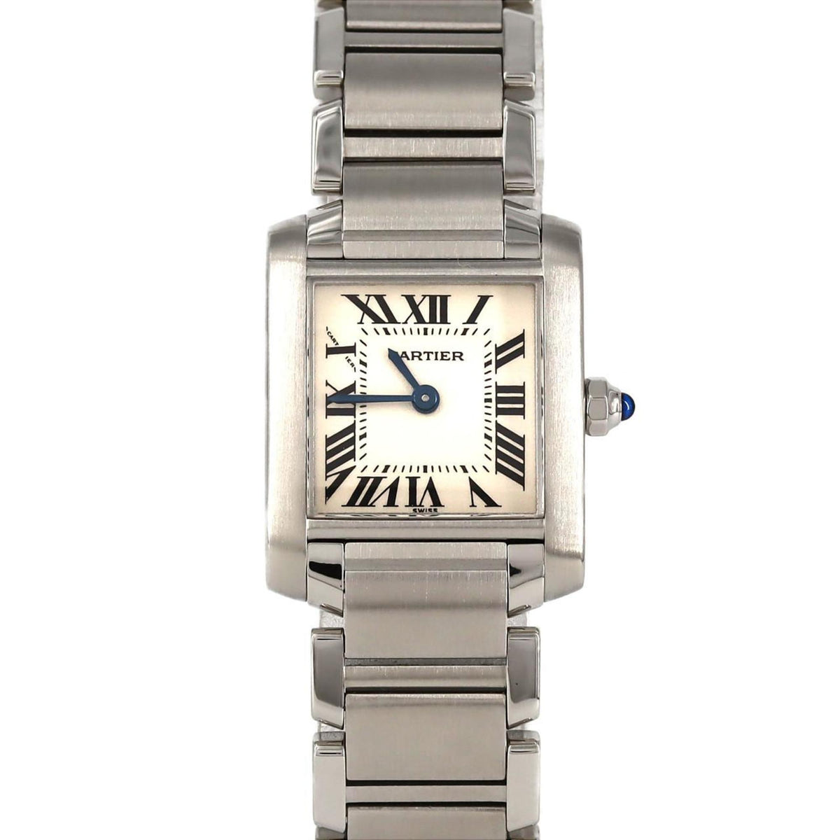 Pre-Owned Cartier Tank Francaise SM W51008Q3 SS Wristwatch Quartz