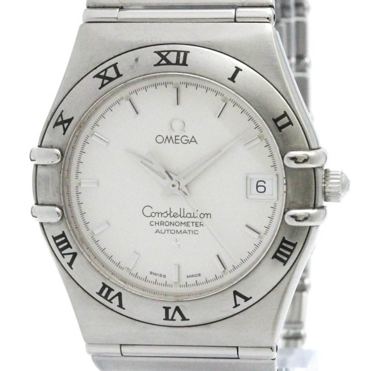Montre automatique Omega Constellation Chronometer pour homme, polie, d'occasion, référence 1502.30 BF580528