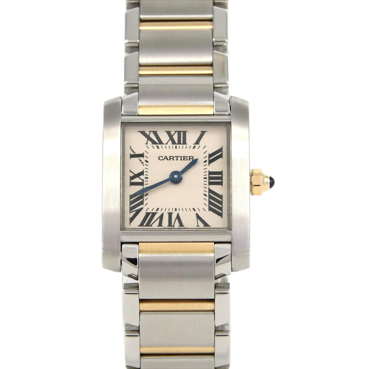 Pre-Owned Cartier Tank Francaise SM Combi W51007Q4 SSxYG Wristwatch Quartz