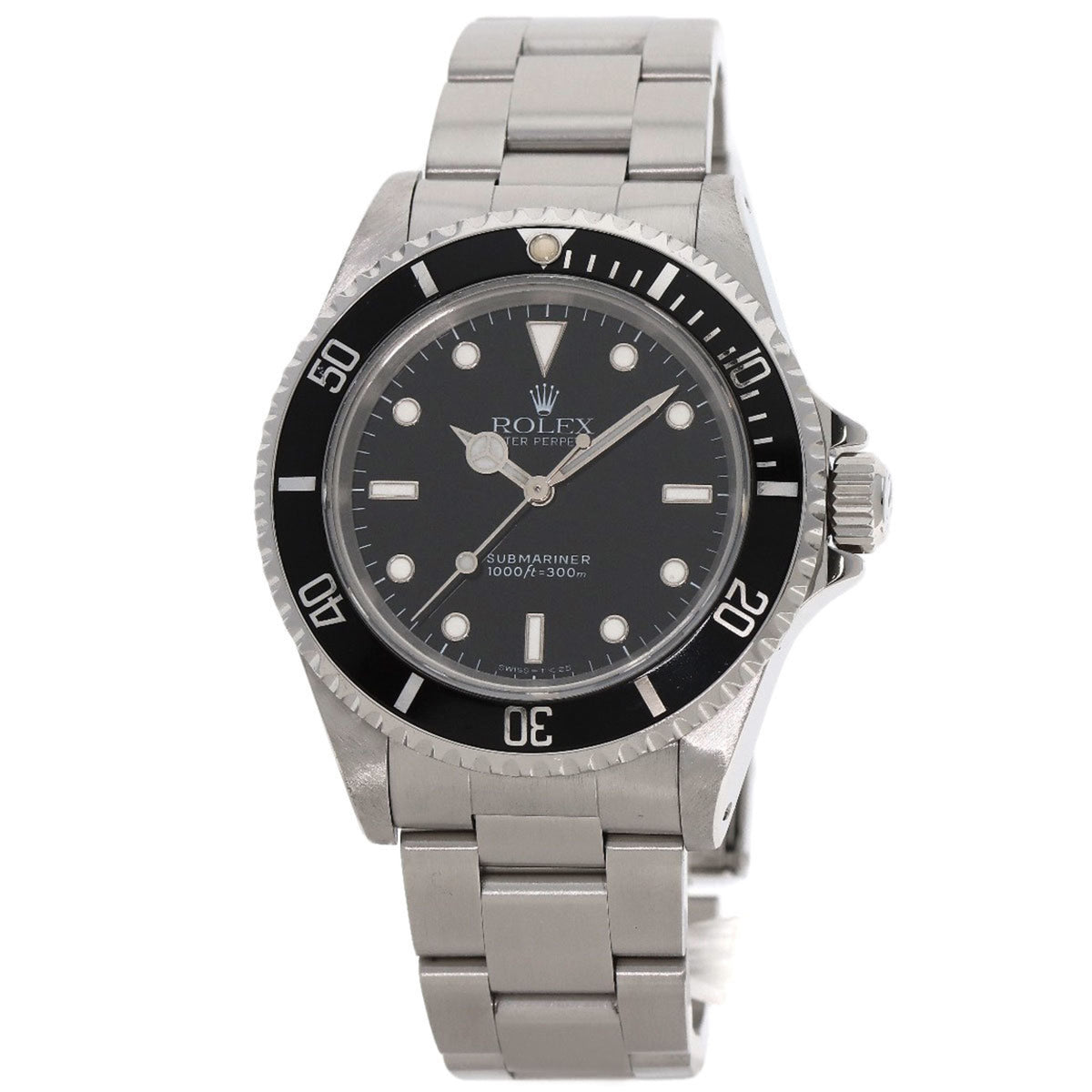 Pre-Owned Rolex 14060 Submariner Watch Stainless Steel SS Men's ROLEX