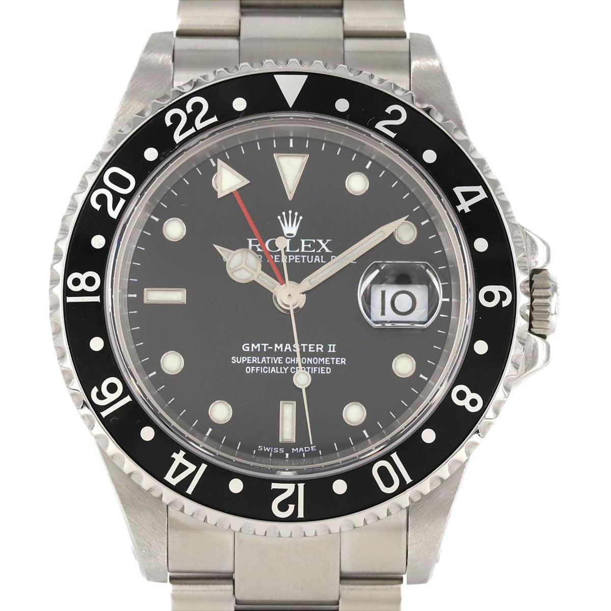 Pre-Owned Rolex GMT Master 16710 SS Automatic Watch A Series