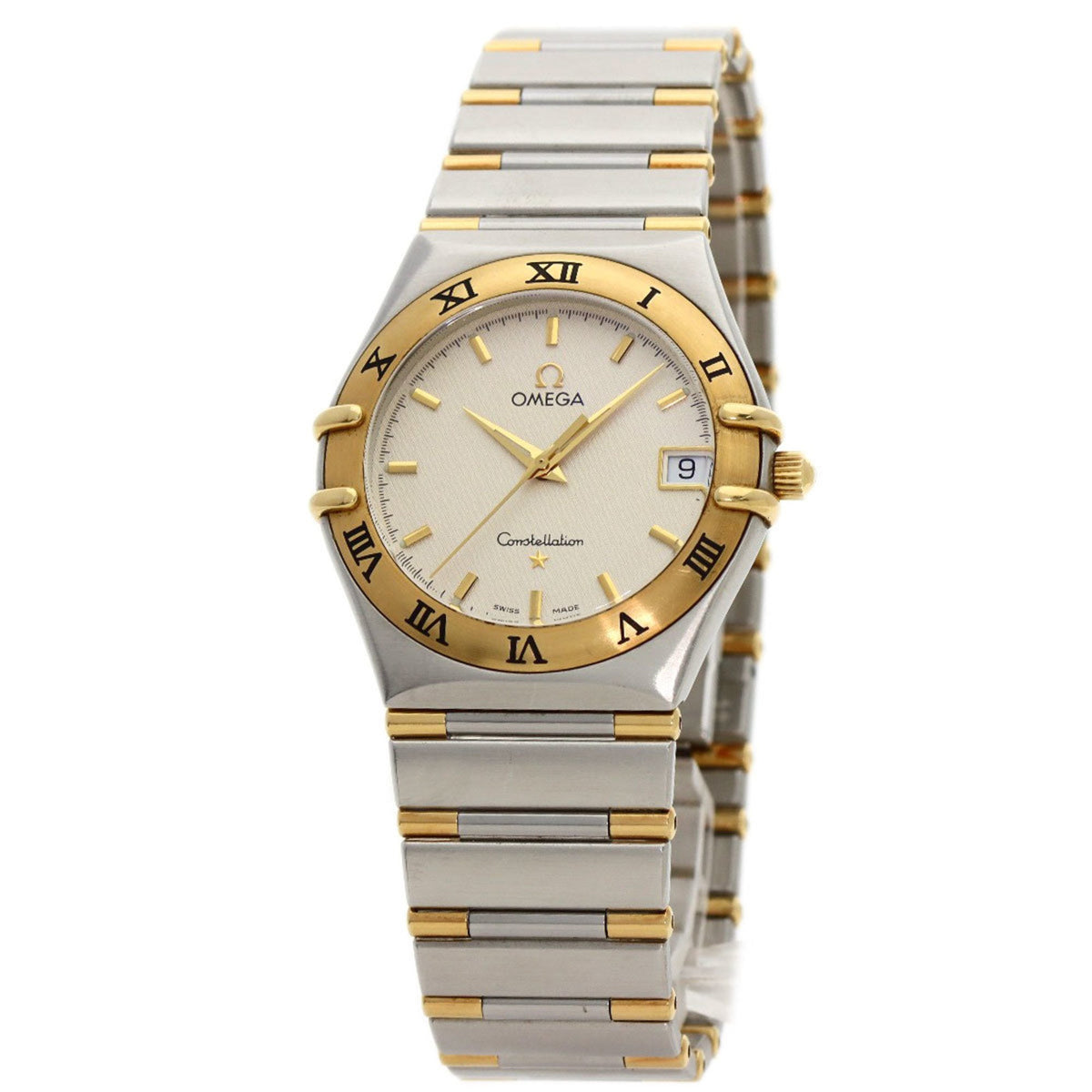 Pre-Owned Omega 1312.30 Constellation Watch Stainless Steel SSxK18YG Men's