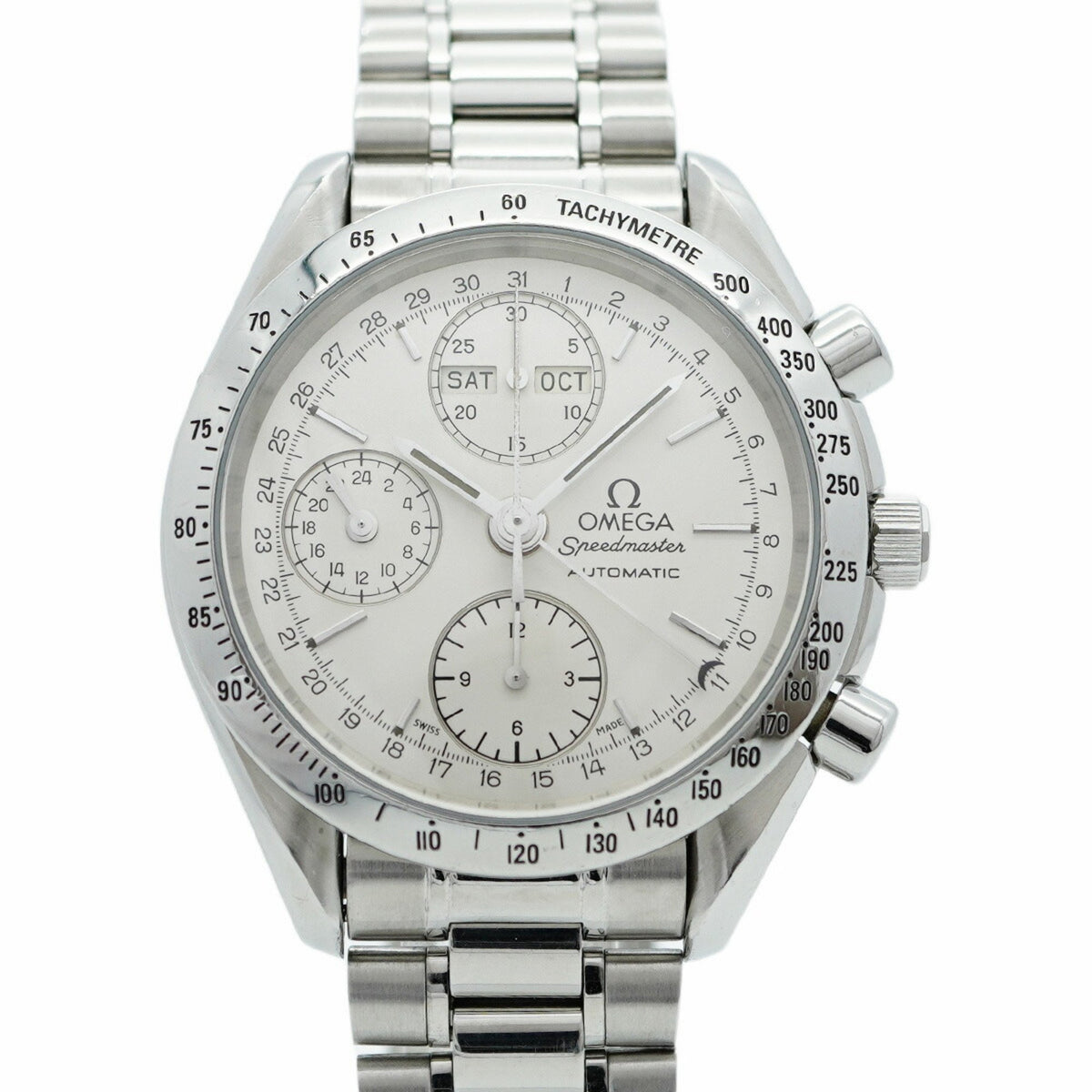 Pre-Owned Omega Speedmaster 3521.30 Silver Dial Men's Watch