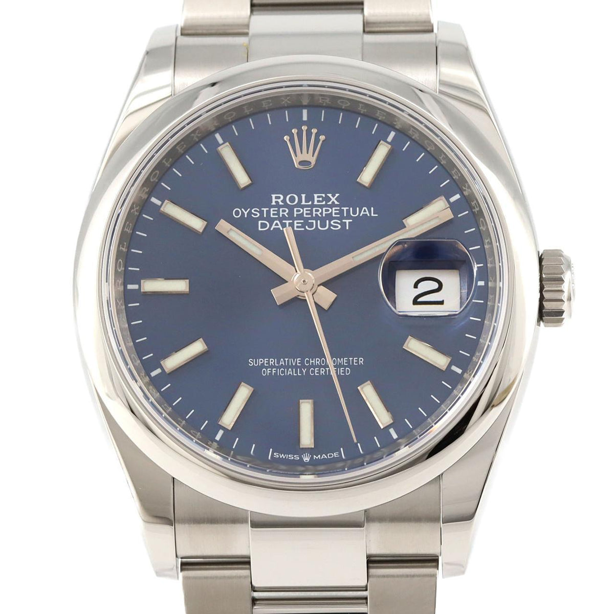 Pre-Owned Rolex Datejust 126200 Stainless Steel Automatic Watch, Random Number