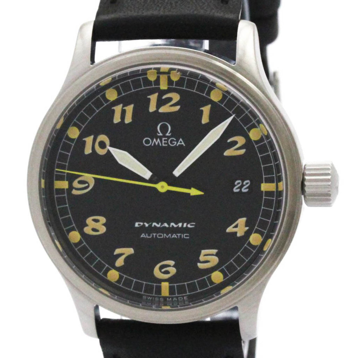 Pre-Owned OMEGA Dynamic Stainless Steel Automatic Mens Watch 5200.50 Polished
