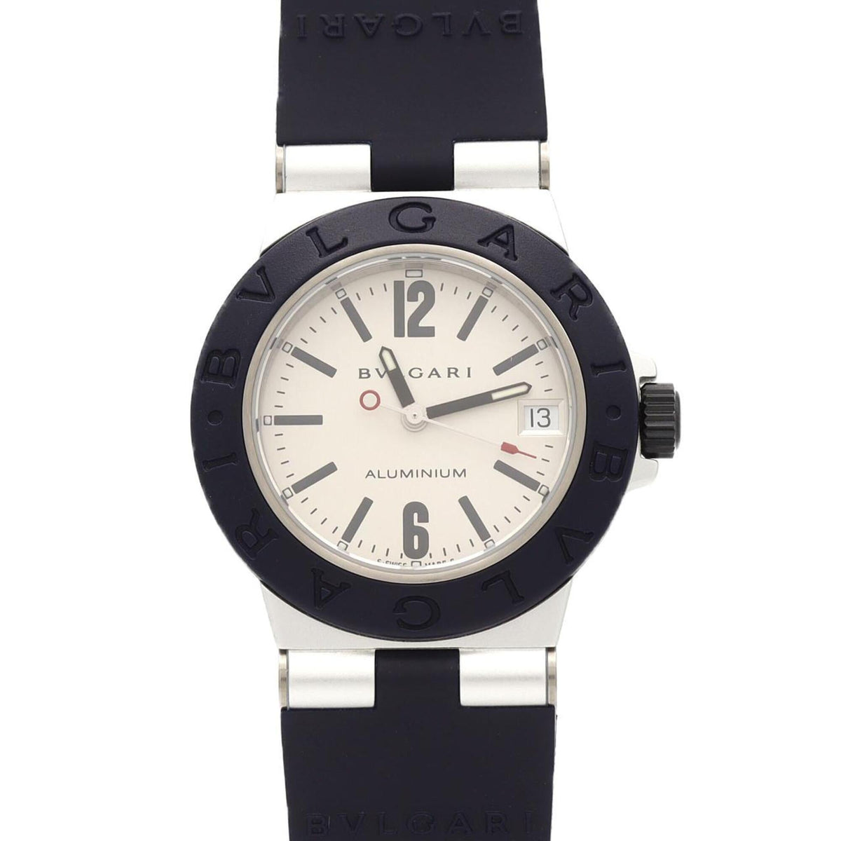 Pre-Owned Bulgari Aluminum AL32TA AL32TAVD Quartz Watch