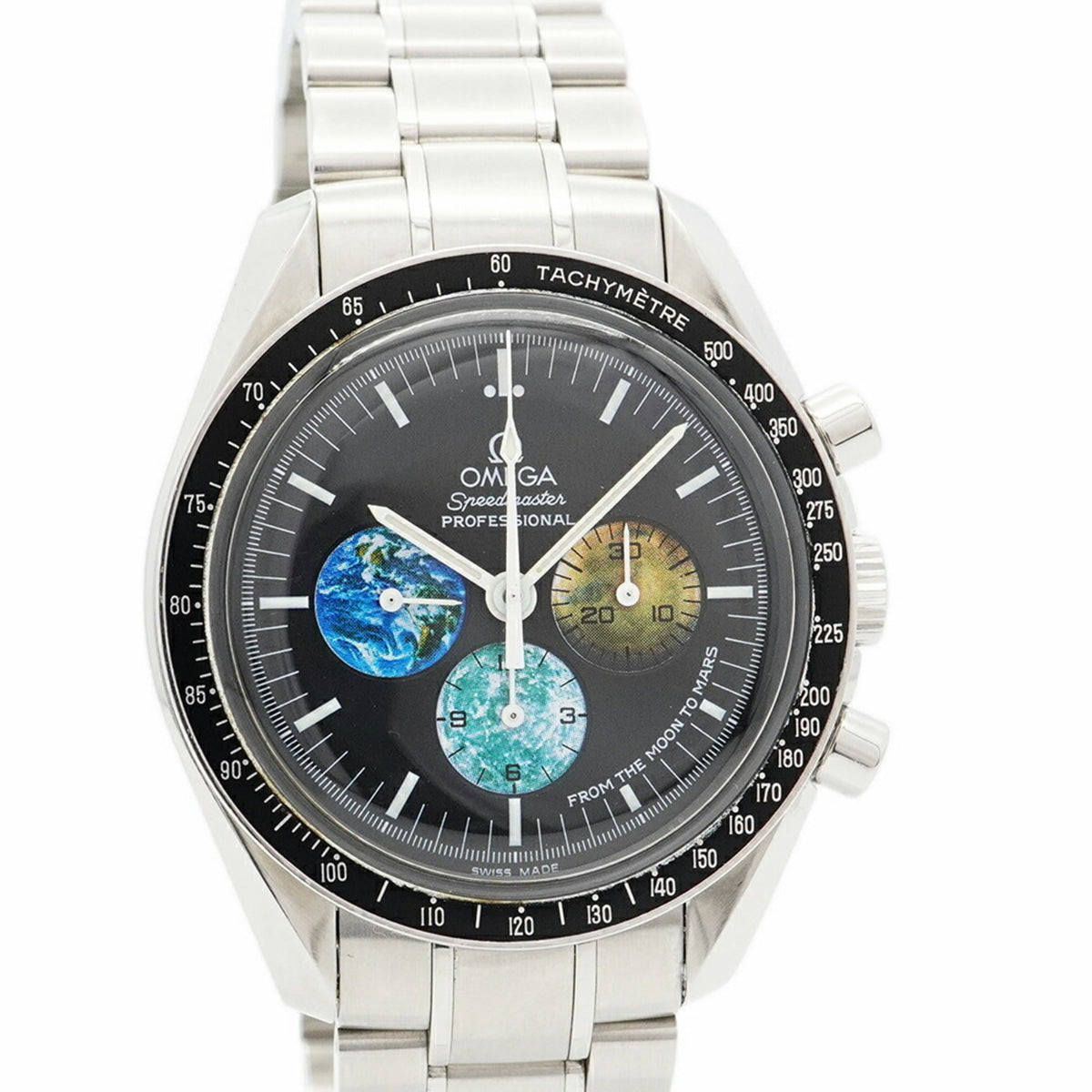 Pre-Owned Omega Speedmaster 3577.50 Black Dial Men's Watch
