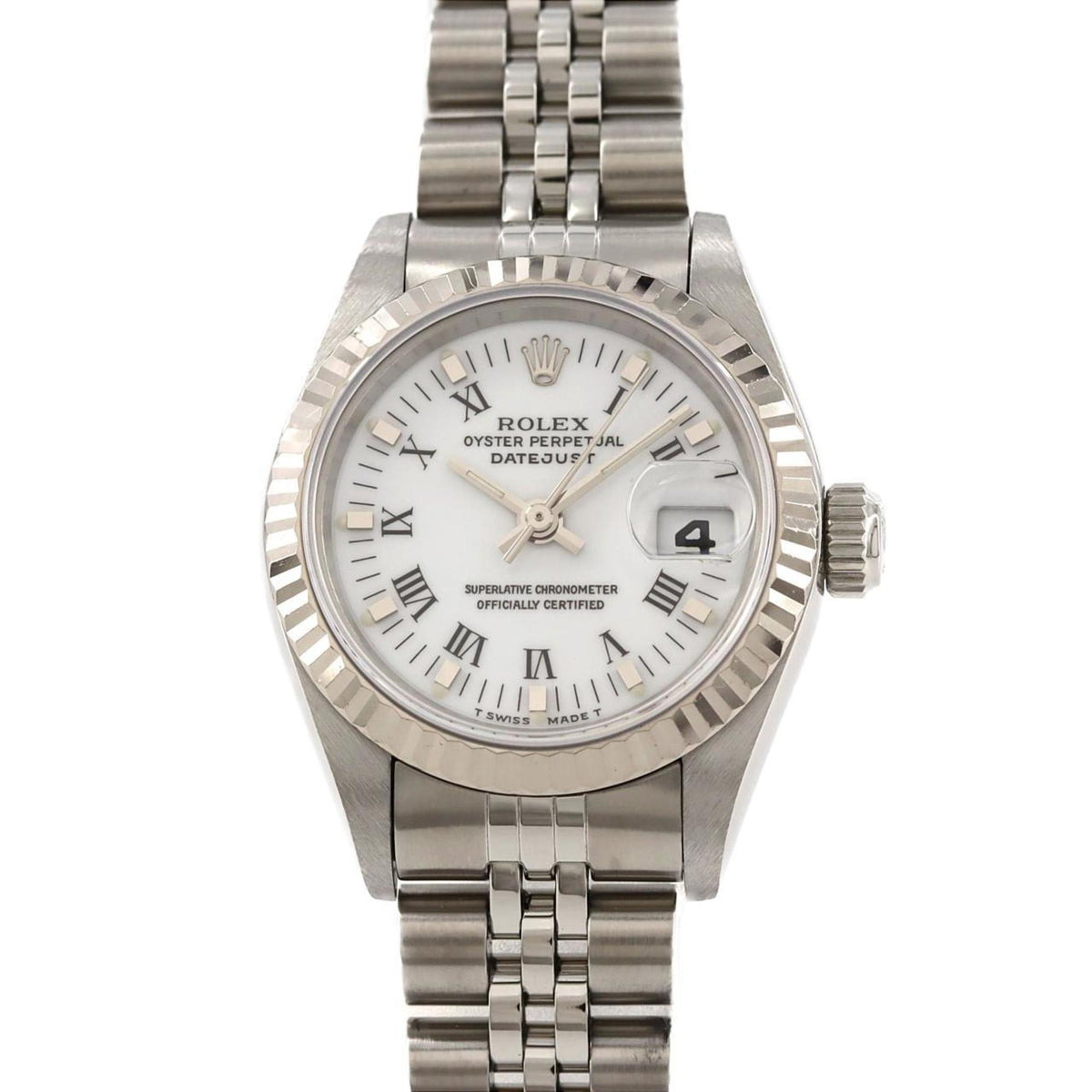 Pre-Owned Rolex Datejust 69174 SSxWG Automatic Watch W Serial