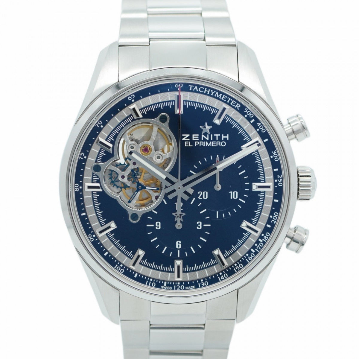 Pre-Owned Zenith Chronomaster 03.20416.4061 Blue Dial Men's Watch