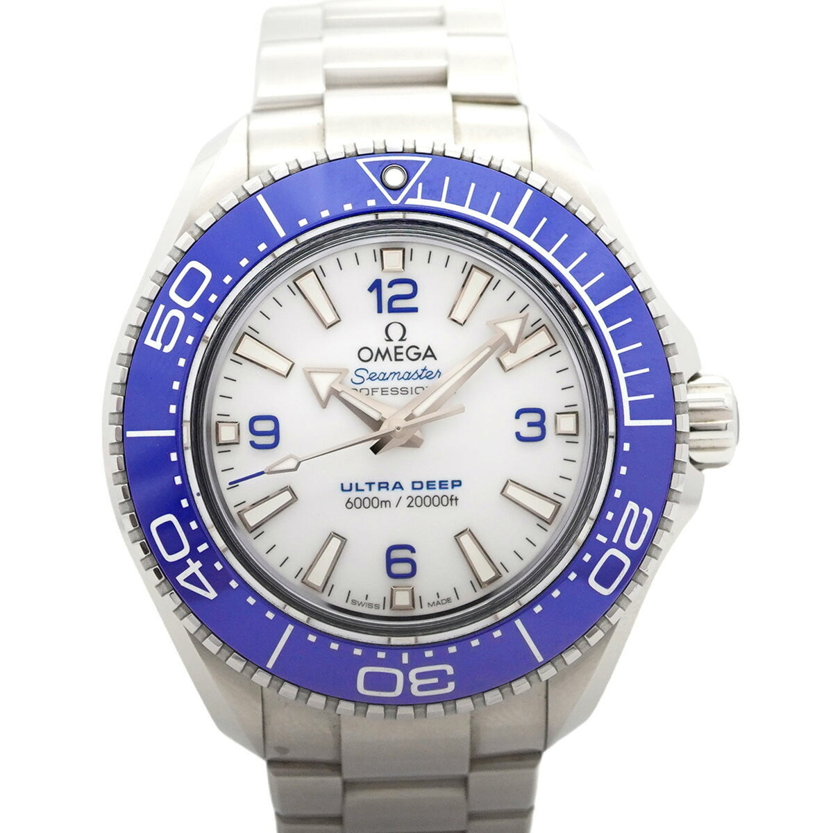 Pre-Owned Omega Seamaster 215.30.46.21.04.001 White Dial Men's Watch