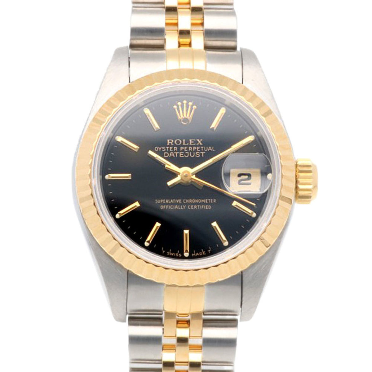 Pre-Owned Rolex Datejust Oyster Perpetual Watch Stainless Steel 69173 Automatic Overhauled S Number Ladies ROLEX