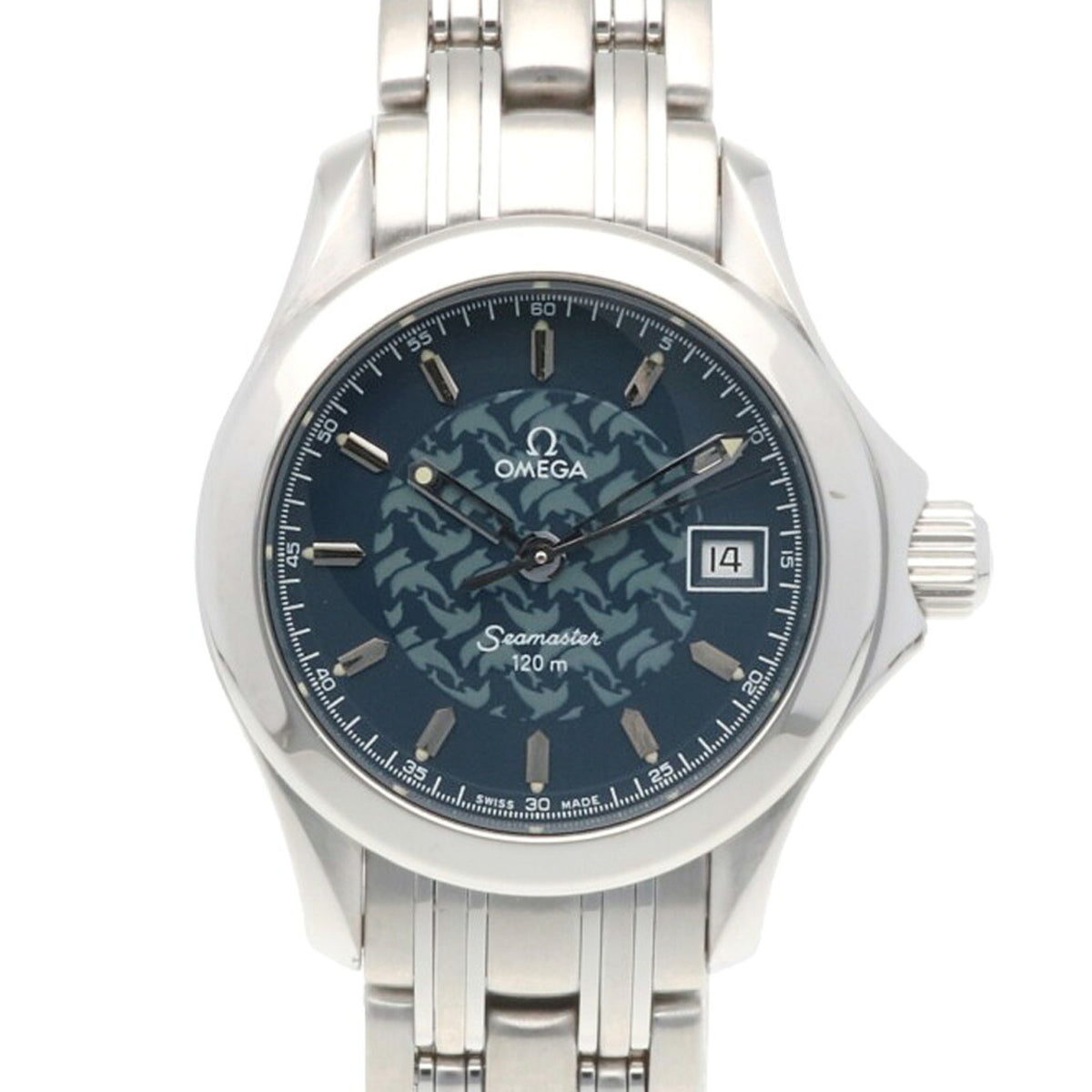 Pre-Owned Omega Seamaster 120 Jacques Mayol Watch Stainless Steel 25808000 Quartz Refinished 55545XXX Men's OMEGA