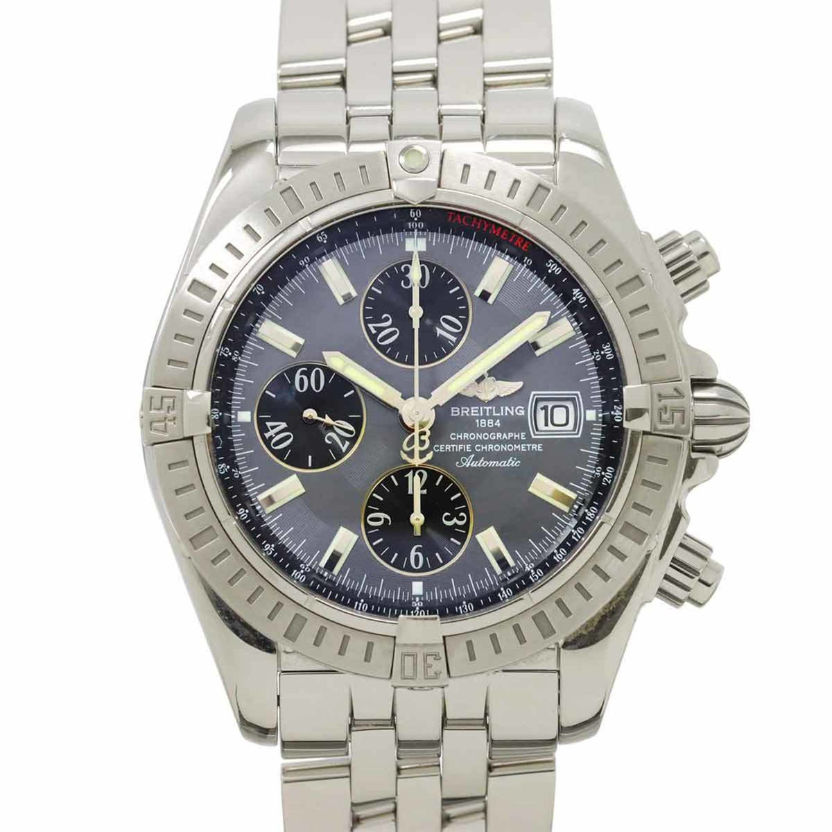 Pre-Owned Breitling Chronomat Evolution A13356 Men's Watch with Date, Gray, Automatic