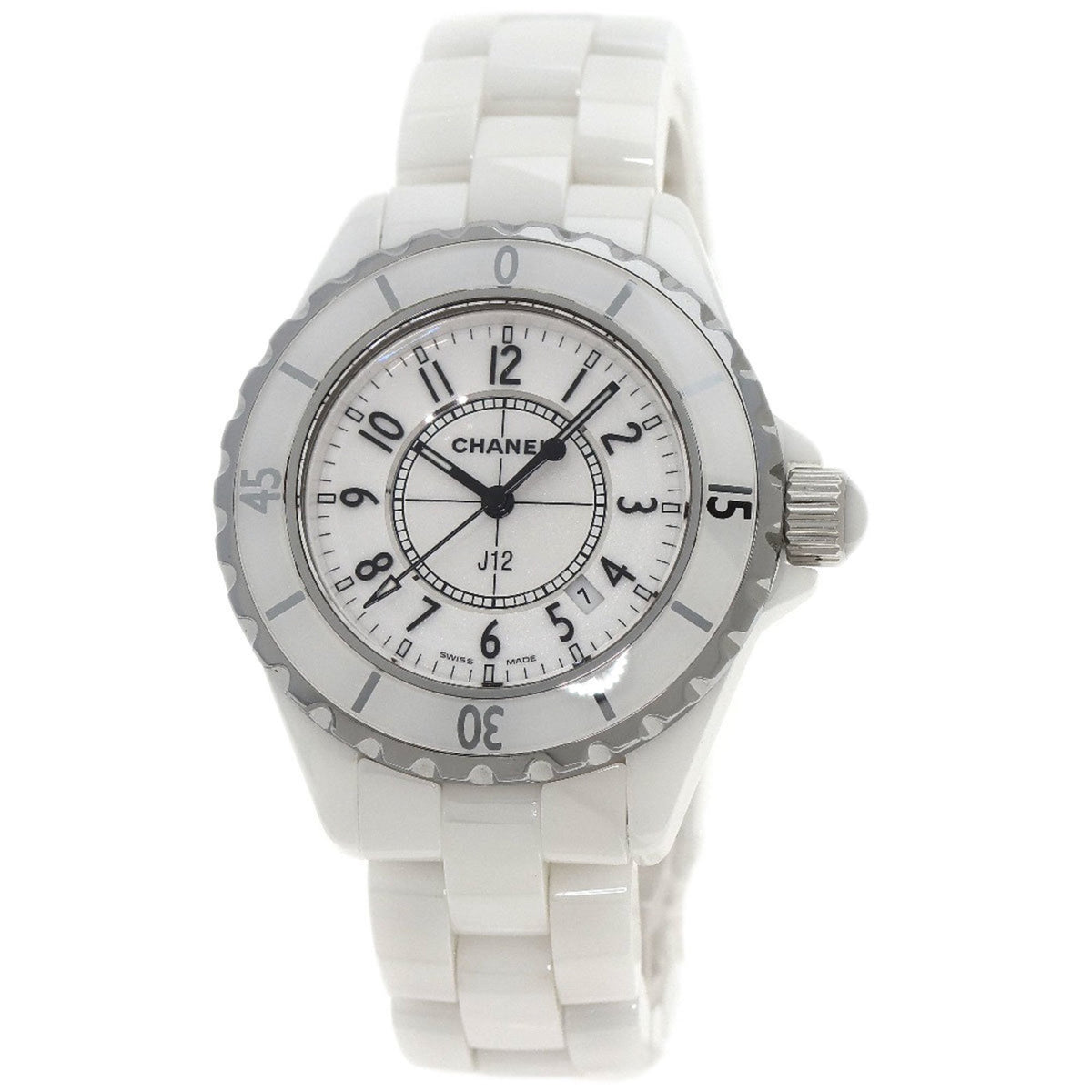 Pre-Owned Chanel H0968 J12 33mm Ceramic Watch for Women CHANEL