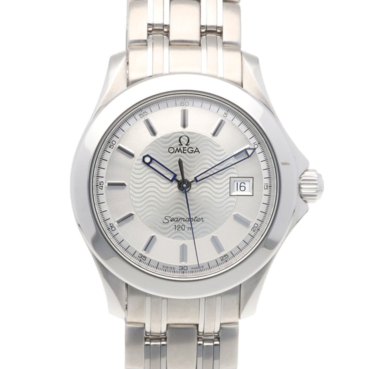 Montre Omega Seamaster d'occasion en acier inoxydable 2511.31 à quartz pour homme, 120 m 