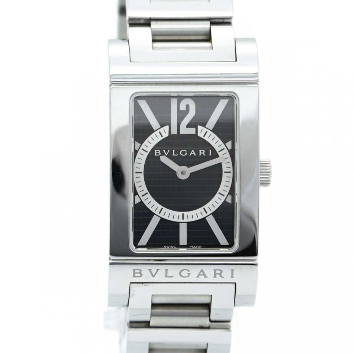 Pre-Owned Bvlgari Rettan RT39S Black Dial Women's Watch