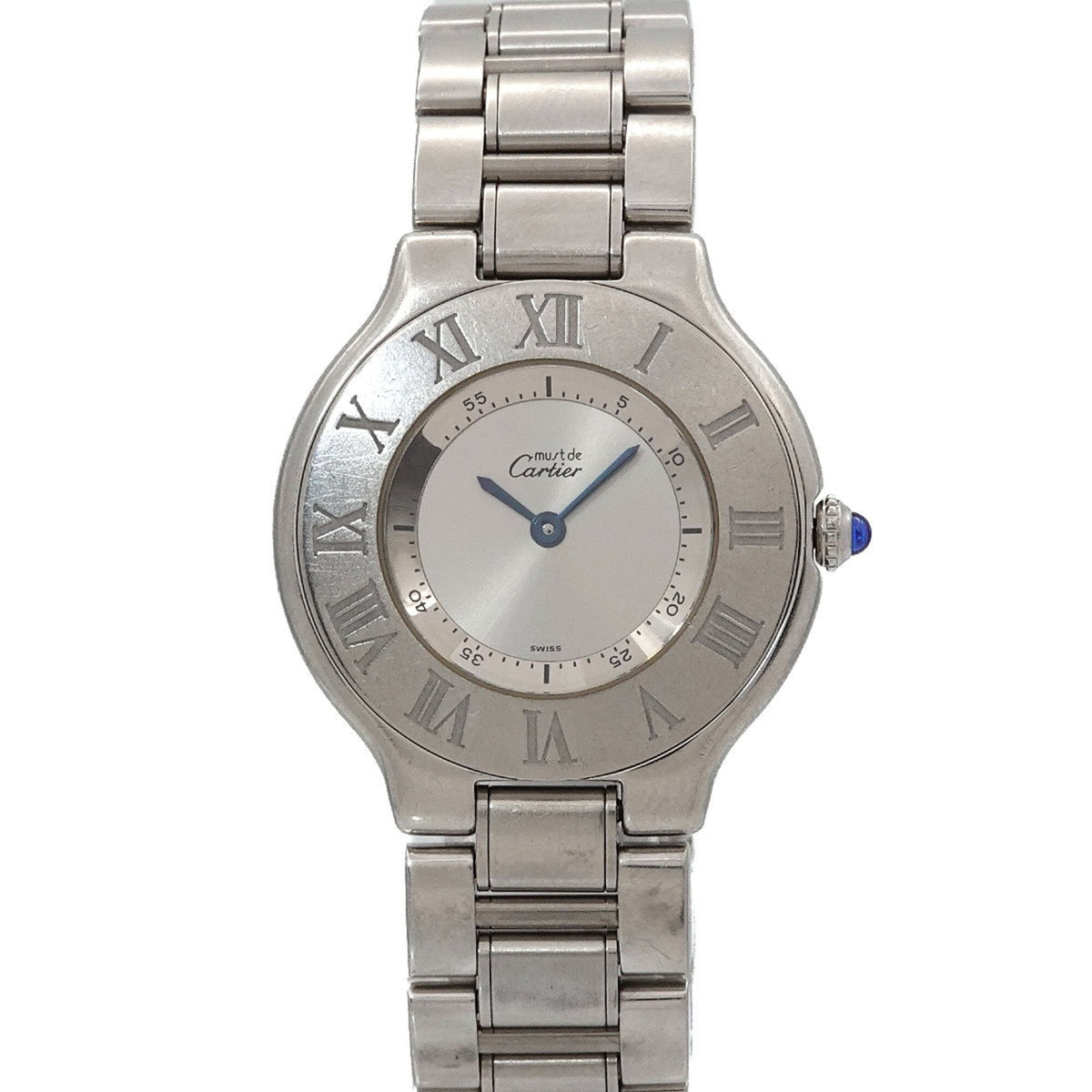 Pre-Owned Cartier Must 21 Vingt-et-un W10110T2 Boys' Watch Silver Quartz Must21