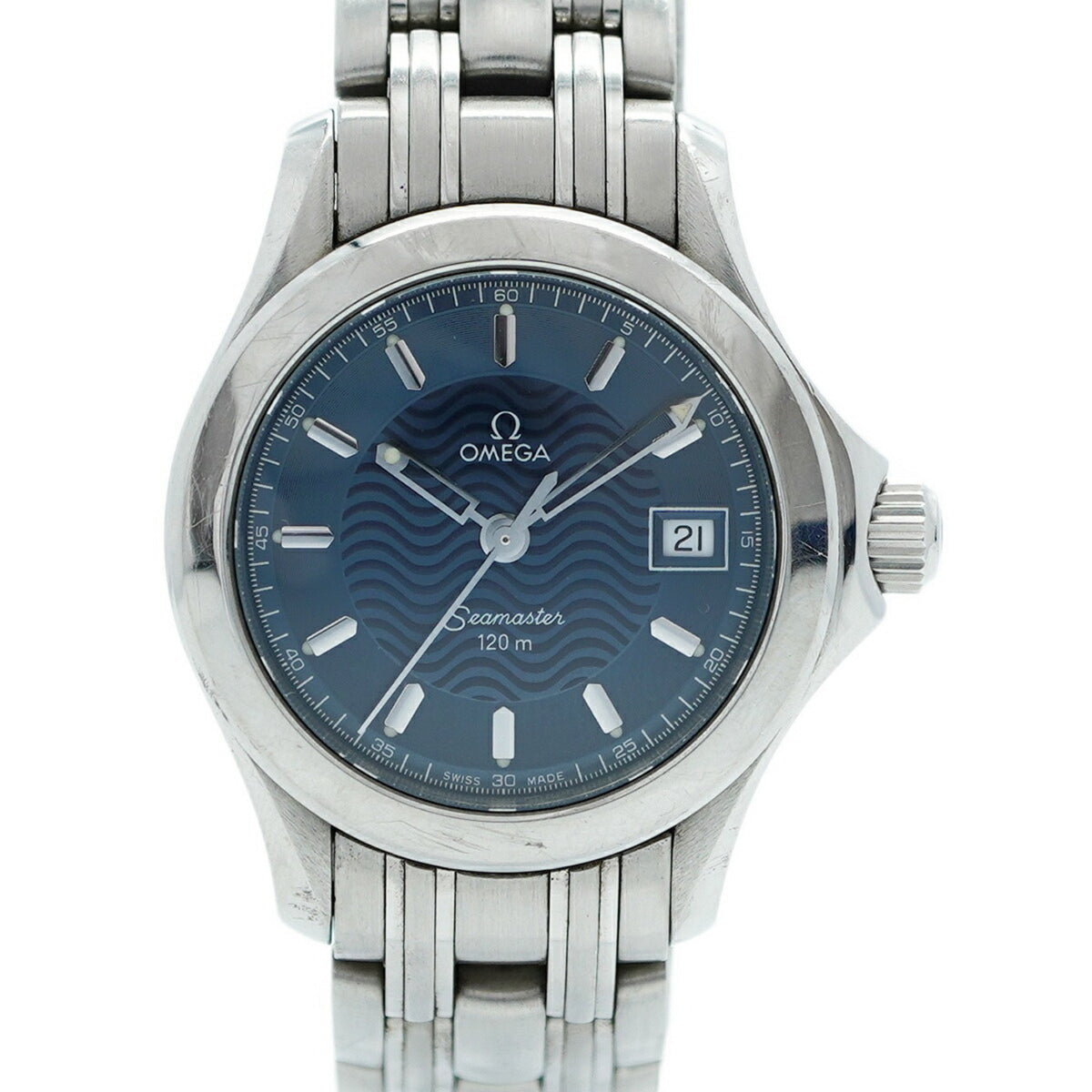 Pre-Owned Omega Seamaster 2581.81 Navy Dial Women's Watch