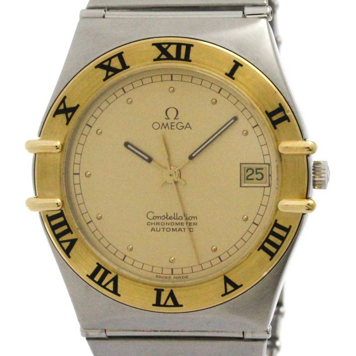 Pre-Owned OMEGA Constellation Automatic Sapphire Back Watch 368.1075 Polished