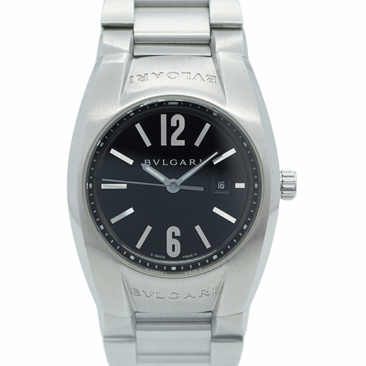 Pre-Owned Bvlgari Ergon EG30S Black Dial Women's Watch