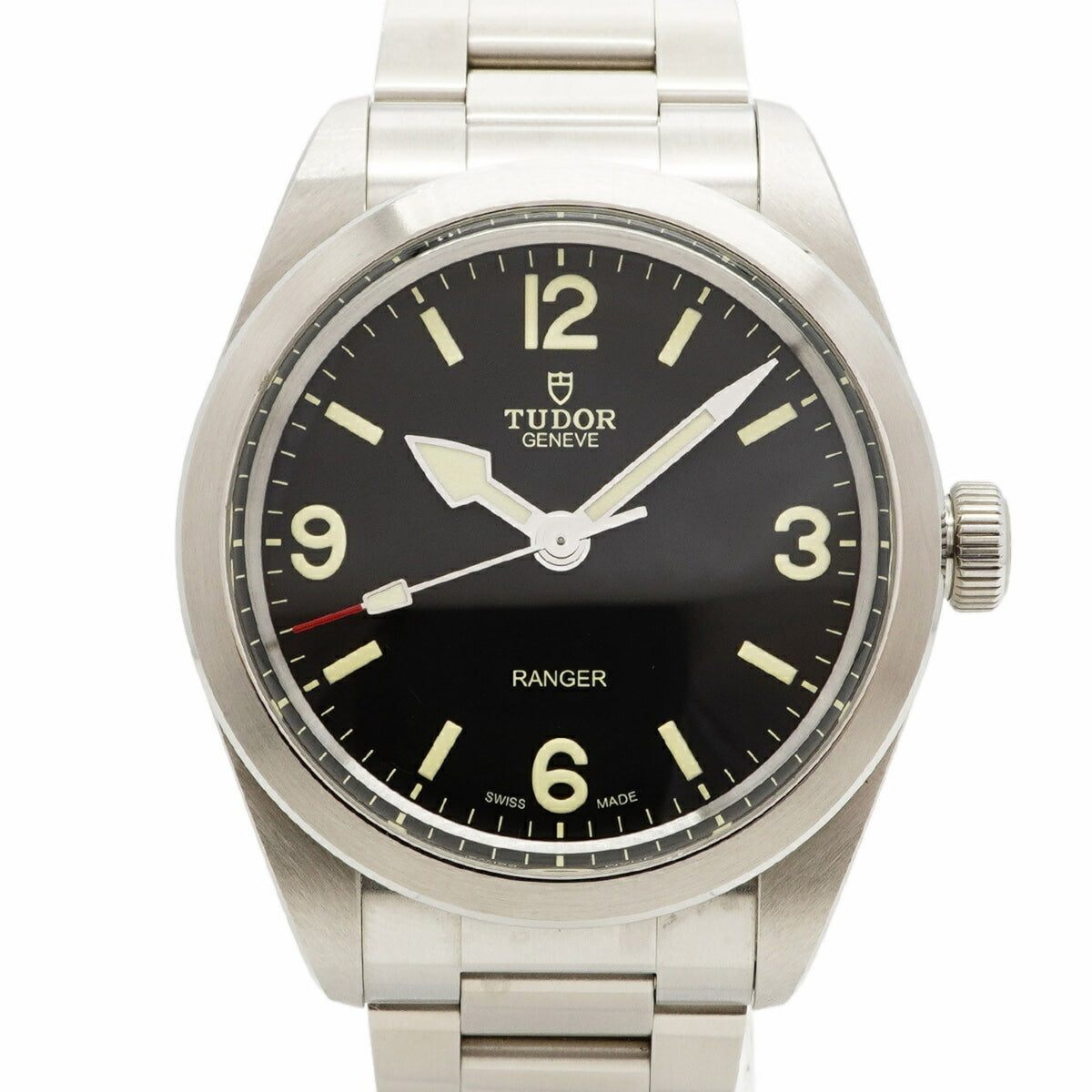 Pre-Owned Tudor Ranger 79950 Black Dial Men's Watch