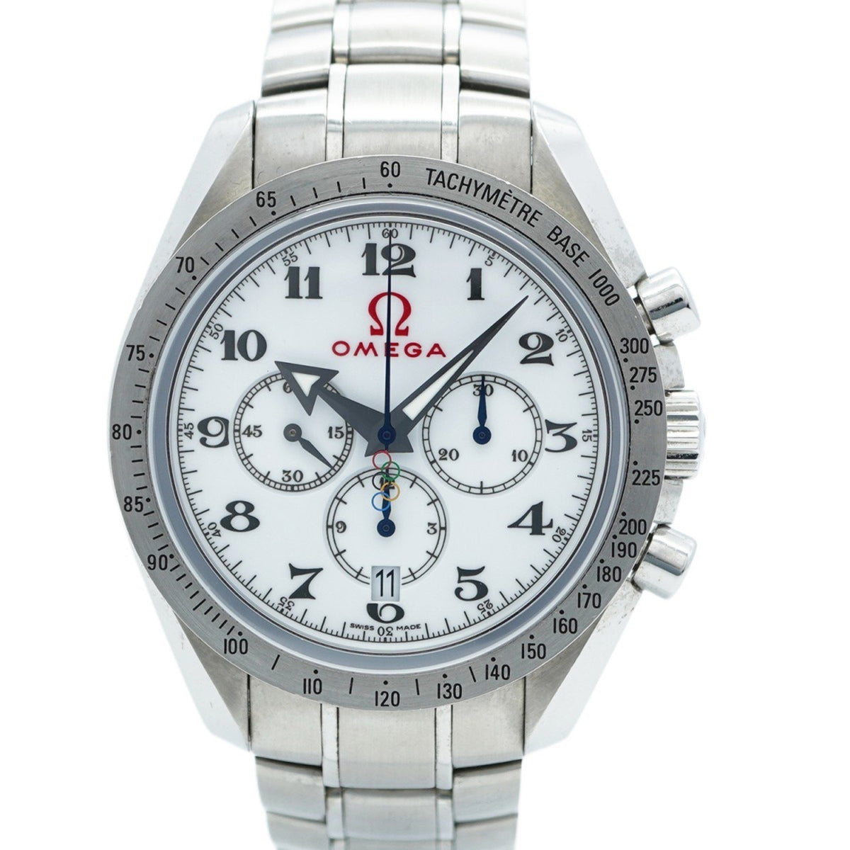 Pre-Owned Omega Speedmaster 321.10.42.50.04.001 White Dial Men's Watch