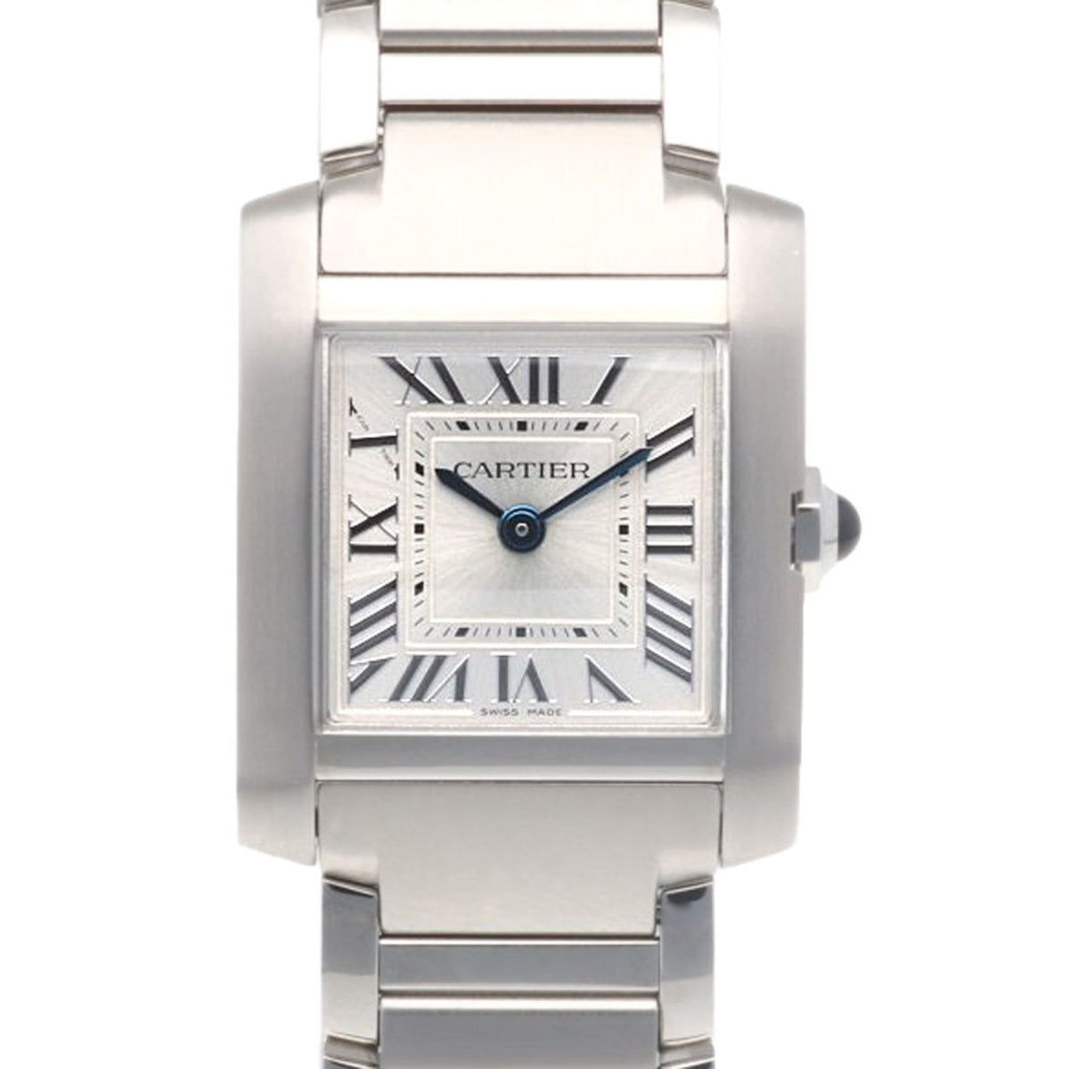Montre Cartier Tank Francaise SM d'occasion en acier inoxydable 4472 (WSTA0065) à quartz pour femme CARTIER 