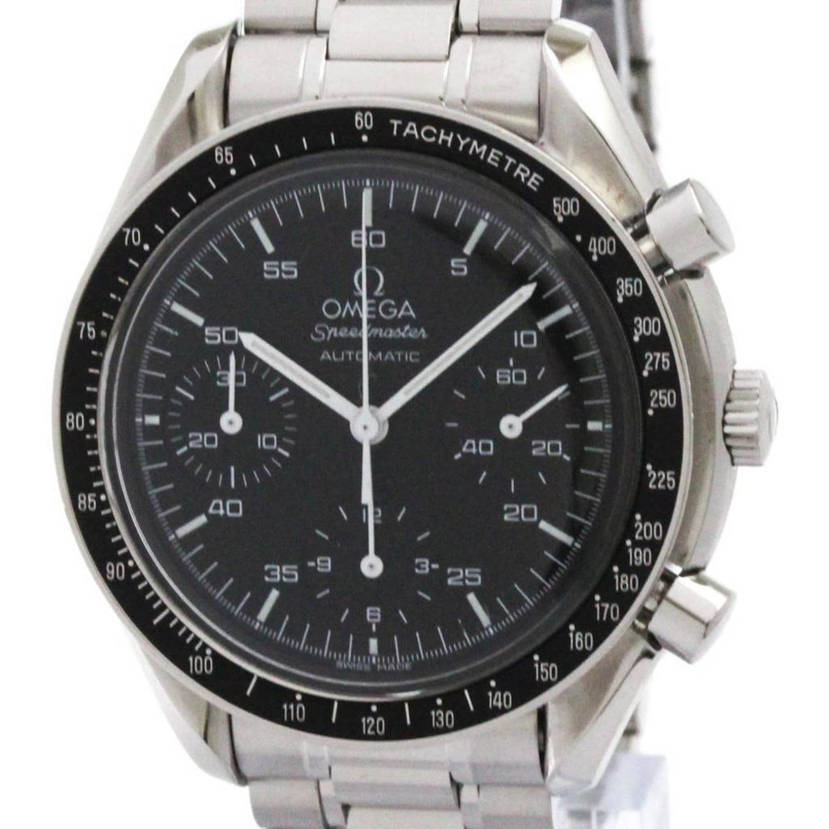 Pre-Owned OMEGA Speedmaster Automatic Steel Mens Watch 3510.50 Polished