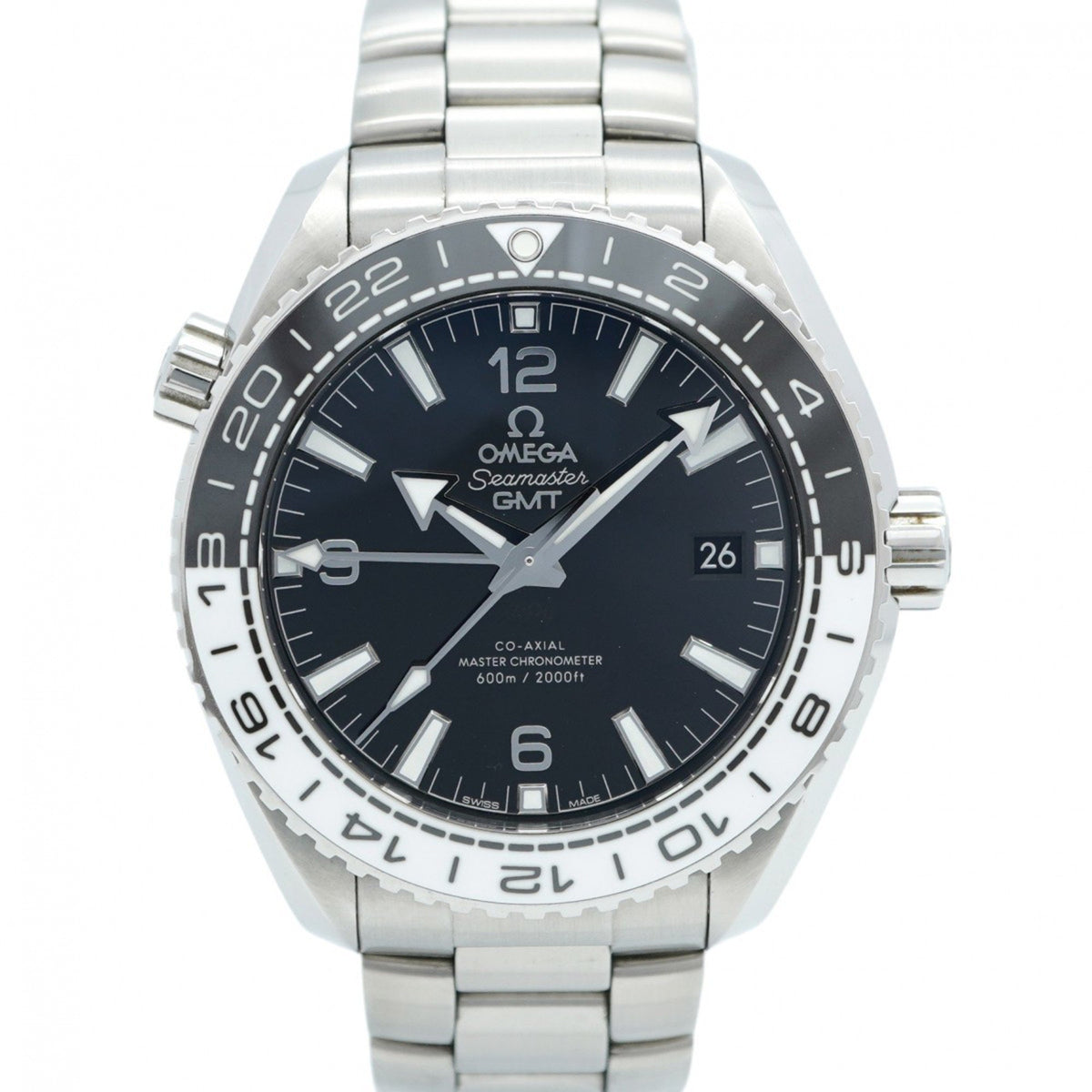Pre-Owned Omega Seamaster 215.30.44.22.01.001 Black Dial Men's Watch